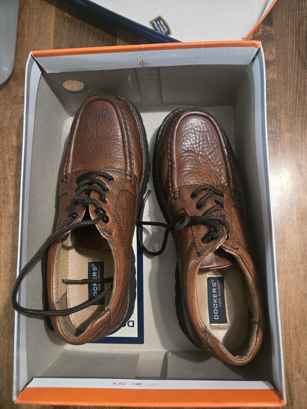 Dockers Men’s Brown Leather Casual Lace-Up Shoes